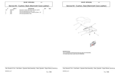 Discover the ultimate resource for your agricultural needs with the Versatile Tractor 335 HP R3T4F EU Parts Catalog Manual. This comprehensive PDF file is designed to provide you with detailed information on parts and components, ensuring you have everything you need to keep your tractor running smoothly.