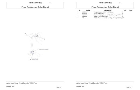 Discover the ultimate resource for your VERSATILE TRACTOR with the 365 HP R3T4F EU Parts Catalog Manual. This comprehensive PDF file is designed to provide you with detailed information on every component of your tractor, ensuring you have the knowledge needed for maintenance and repairs.