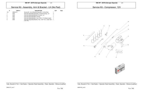Unlock the full potential of your VERSATILE TRACTOR 500 HP D2T4I with our comprehensive Scraper Special Parts Catalog Manual. This PDF file is an essential resource for anyone looking to enhance their tractor's performance and maintain its efficiency.