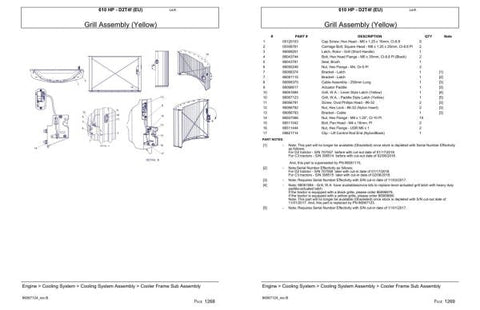 Discover the ultimate resource for your VERSATILE TRACTOR 610 HP D2T4F EU with our comprehensive Parts Catalog Manual in PDF format. This meticulously organized manual provides detailed diagrams and specifications,