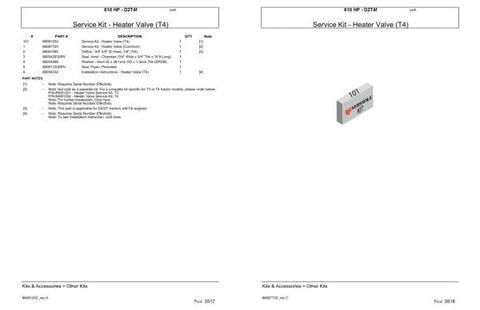 Discover the ultimate resource for your heavy machinery with the Versatile Tractor 610 HP D2T4F Parts Catalog Manual. This comprehensive PDF file is designed to provide you with detailed information on every component of your tractor,