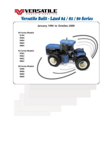 Discover the ultimate resource for your VERSATILE TRACTOR 9184 with our comprehensive Large 4WD Parts Catalog Manual for the years 1999-2000. This PDF file is meticulously designed to provide you with detailed diagrams, part numbers, and specifications,