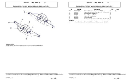With easy navigation and clear illustrations, this manual simplifies the process of identifying and ordering the right parts for your tractor. Whether you're performing routine maintenance or tackling repairs, you'll find everything you need to keep your Deltatrack T3 running smoothly and efficiently.