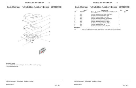 Discover the ultimate resource for your Deltatrack T4i tractor with our comprehensive Parts Catalog Manual, designed specifically for models ranging from 450 to 550 HP.