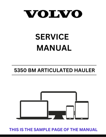 Unlock the full potential of your VOLVO 5350 BM Articulated Hauler with our comprehensive Service Manual in PDF format. This essential guide provides detailed insights into maintenance, troubleshooting, and repair procedures, ensuring your equipment operates at peak performance.