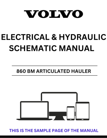 Unlock the full potential of your Volvo 860 BM Articulated Hauler with our comprehensive Electrical and Hydraulic Schematic Manual. This PDF file is an essential resource for operators and technicians, providing detailed diagrams and schematics that simplify maintenance and troubleshooting.