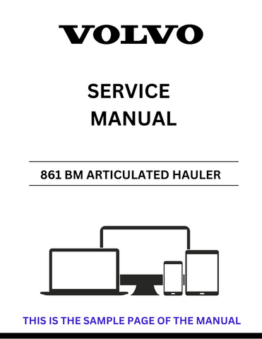 Unlock the full potential of your VOLVO 861 BM Articulated Hauler with our comprehensive Service Manual in PDF format. This essential guide provides detailed insights into maintenance, troubleshooting, and repair procedures, ensuring your equipment operates at peak performance.
