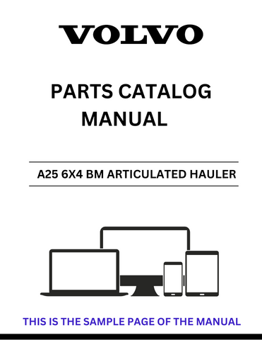 Discover the comprehensive VOLVO A25 6X4 BM Articulated Hauler Parts Catalog Manual, specifically designed for serial numbers 4001-7000. This PDF file is an essential resource for anyone looking to maintain or repair their hauler, providing detailed diagrams and part numbers to ensure you find exactly what you need.