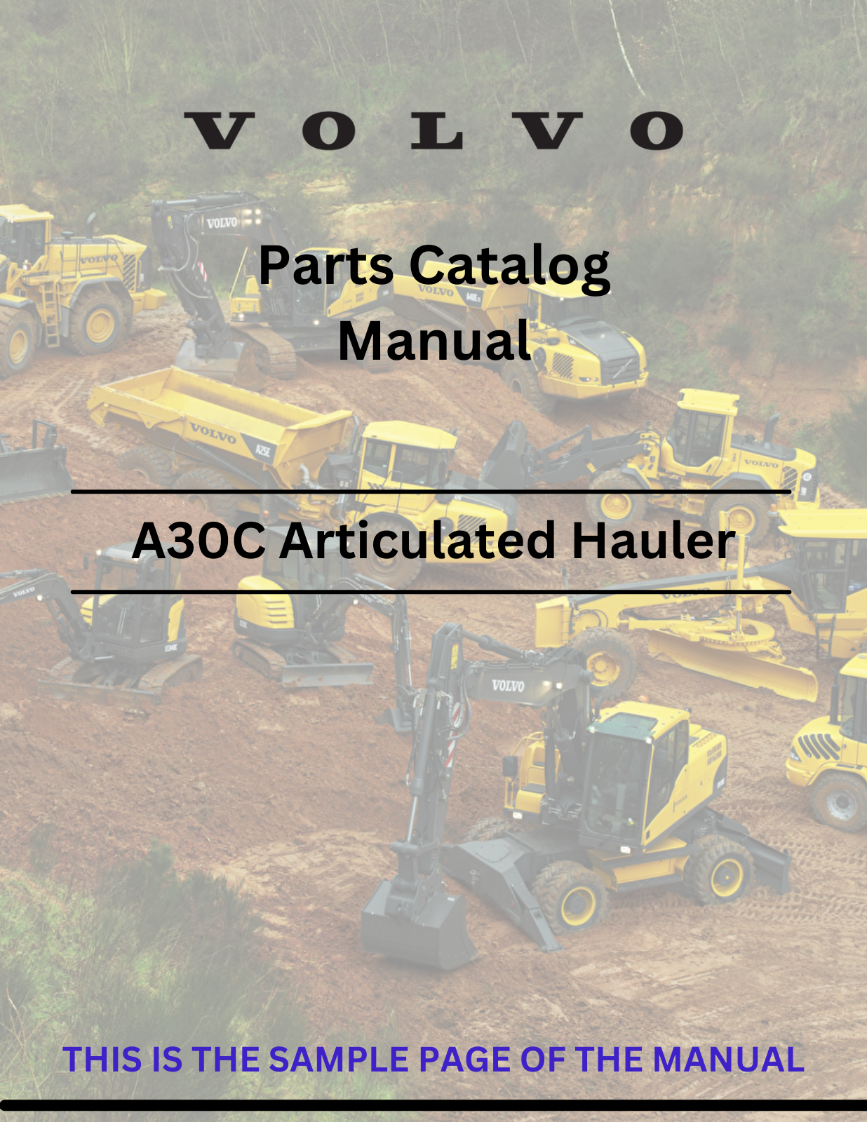 Discover the comprehensive parts catalog manual for Volvo A30C articulated haulers. Access the PDF file for detailed specifications and maintenance guidance.