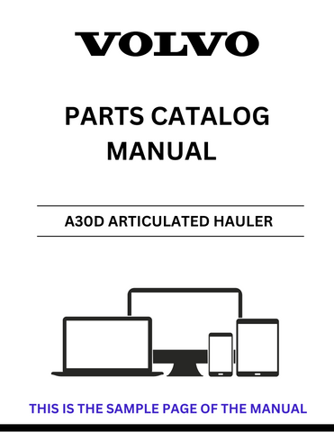 Discover the comprehensive VOLVO A30D Articulated Hauler Parts Catalog Manual, specifically designed for serial numbers 7001-7299. This PDF file serves as an essential resource for maintenance and repair, ensuring you have access to detailed parts information at your fingertips.