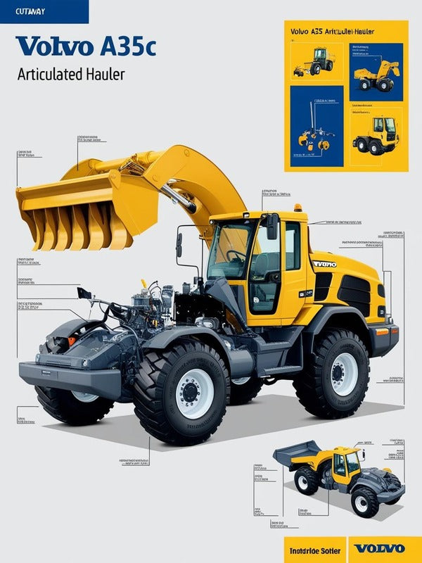 Discover the ultimate resource for maintaining your VOLVO A35C Articulated Haulers with our comprehensive Parts Catalog Manual in PDF format. This essential guide provides detailed diagrams and specifications, ensuring you have all the information needed to identify and order the right parts for your equipment.