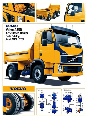 Discover the essential VOLVO A35D Articulated Hauler Parts Catalog Manual, specifically designed for serial numbers 71001-72711. This comprehensive PDF file serves as a vital resource for maintenance and repair, ensuring your equipment operates at peak performance.