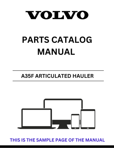 Discover the comprehensive VOLVO A35F Articulated Hauler Parts Catalog Manual, designed specifically for serial numbers 320001-320141. This PDF file serves as an essential resource for maintenance and repair, ensuring you have access to detailed parts information at your fingertips.