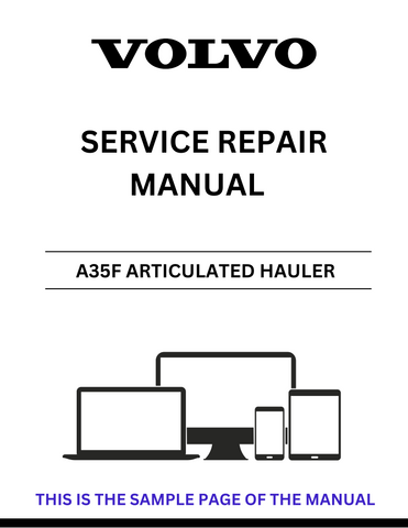 This comprehensive service repair manual for the VOLVO A35F Articulated Hauler is an essential resource for maintenance and repair professionals. Designed specifically for serial number 320001, this PDF file provides detailed instructions, diagrams, and specifications to ensure your equipment operates at peak performance.