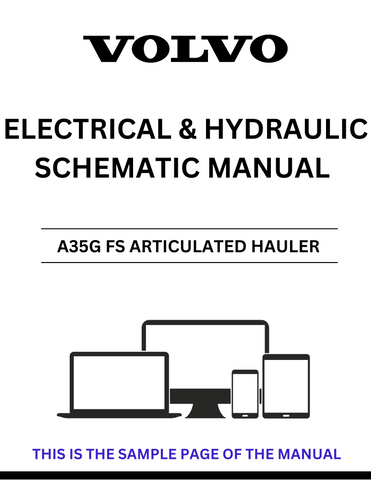 Unlock the full potential of your Volvo A35G FS Articulated Hauler with our comprehensive Electrical and Hydraulic Schematic Manual. This PDF file is designed to provide you with detailed diagrams and schematics, ensuring you have all the information needed for efficient maintenance and troubleshooting.