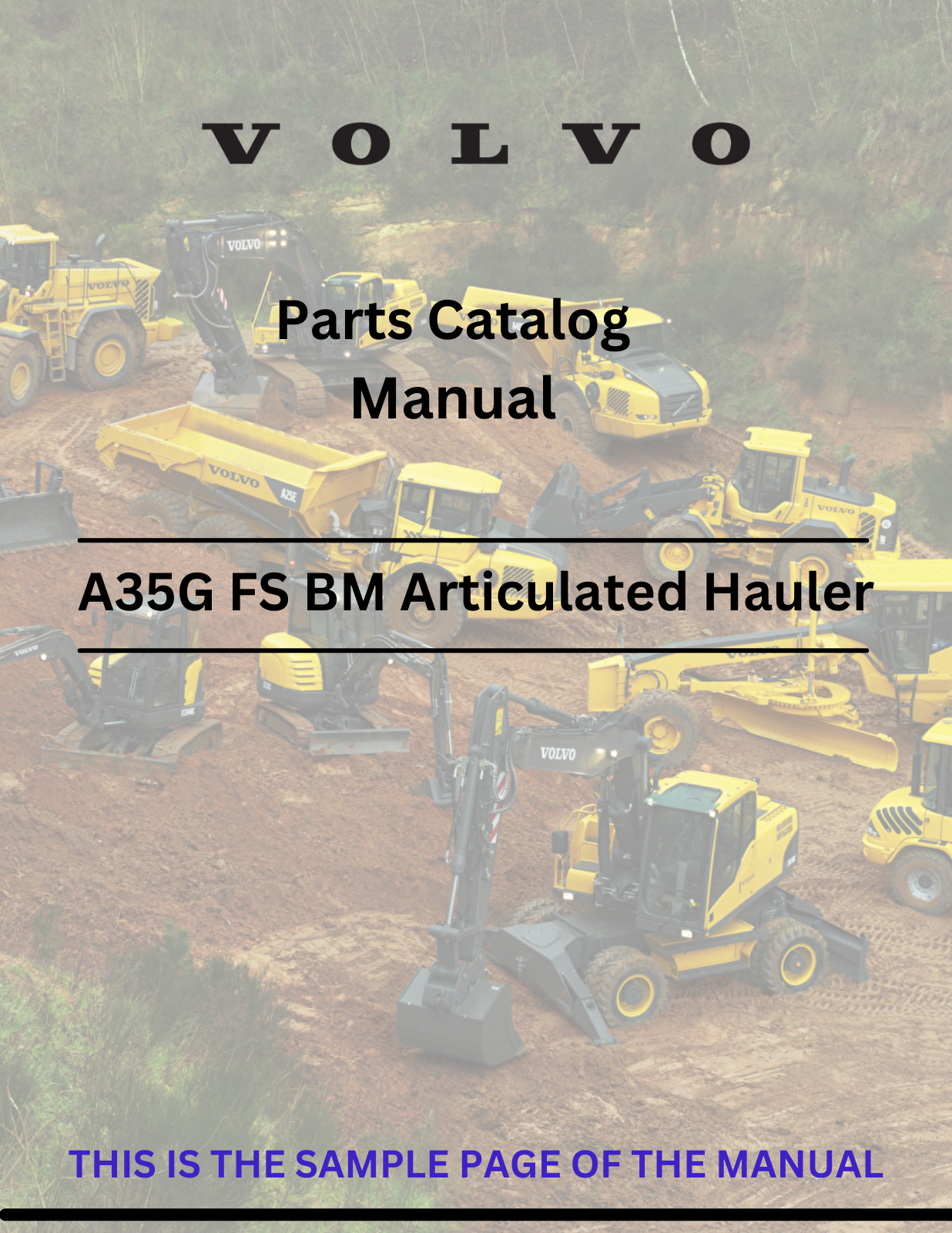 Discover the comprehensive parts catalog manual for VOLVO A35G FS BM articulated haulers. Access the PDF file for detailed specifications and components.