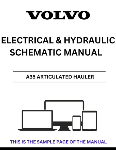Unlock the full potential of your Volvo A35 Articulated Hauler with our comprehensive Electrical and Hydraulic Schematic Manual. This PDF file is designed to provide you with detailed diagrams and schematics, ensuring you have all the information you need for efficient maintenance and troubleshooting.