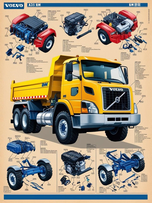 Discover the ultimate resource for maintaining your VOLVO A35 BM Articulated Haulers with our comprehensive Parts Catalog Manual. This PDF file is meticulously designed to provide you with detailed diagrams, part numbers, and specifications, ensuring you have everything you need at your fingertips for efficient repairs and maintenance.
