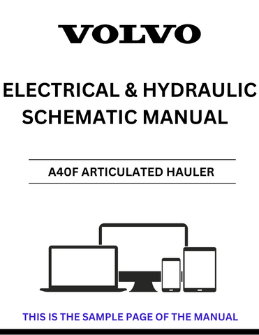 Unlock the full potential of your Volvo A40F Articulated Hauler with our comprehensive Electrical and Hydraulic Schematic Manual. Designed specifically for serial numbers 11001-99999, this PDF file provides detailed diagrams and schematics that are essential for maintenance and troubleshooting.