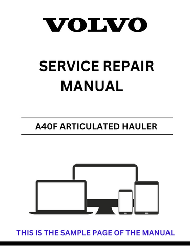 Unlock the full potential of your Volvo A40F Articulated Hauler with our comprehensive Service Repair Manual, specifically designed for serial number 32001. This PDF file is an essential resource for both professionals and DIY enthusiasts, providing detailed instructions and insights to keep your equipment running smoothly.