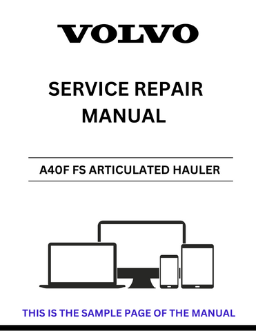 Unlock the full potential of your VOLVO A40F FS Articulated Hauler with our comprehensive Service Repair Manual, specifically designed for serial number 320001. This PDF file is an essential resource for both professionals and DIY enthusiasts, providing detailed insights into maintenance, troubleshooting, and repair procedures.