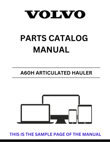  Discover the comprehensive VOLVO A60H Articulated Hauler Parts Catalog Manual, designed specifically for serial numbers 340145 and 350001. This PDF file serves as an essential resource for maintenance and repair, ensuring you have access to detailed parts information at your fingertips.