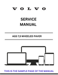 Discover the ultimate resource for maintaining your VOLVO AGS 7.5 Wheeled Paver with our comprehensive Service Manual in PDF format. This essential guide provides detailed insights into the operation, maintenance, and troubleshooting of your equipment, ensuring optimal performance and longevity.