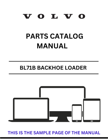 Discover the comprehensive VOLVO BL71B Backhoe Loader Parts Catalog Manual, specifically designed for serial number 1415041. This PDF file serves as an essential resource for anyone looking to maintain or repair their backhoe loader, ensuring you have access to the most accurate and detailed parts information.