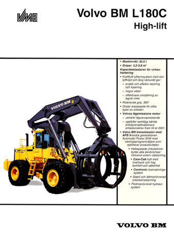Unlock the full potential of your VOLVO BM L180C HL Wheel Loader with our comprehensive 2020 Service Manual in PDF format. This essential guide provides detailed maintenance procedures, troubleshooting tips, and technical specifications to ensure your equipment operates at peak performance. With easy navigation and clear illustrations, you can quickly find the information you need to keep your loader running smoothly and efficiently. Invest in this invaluable resource today and enhance the longevity and 