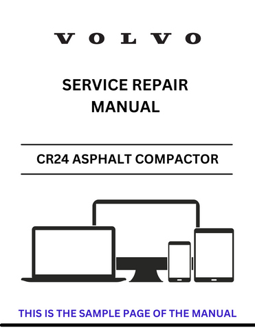 Discover the comprehensive service repair manual for the VOLVO CR24 Asphalt Compactor. Download the PDF file for expert guidance and maintenance tips.
