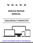 Access the VOLVO CR30 Asphalt Compactor service repair manual in PDF format. Ensure optimal performance with detailed instructions and maintenance insights.