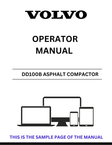 Enhance your operational efficiency with the VOLVO DD100B Asphalt Compactor Operator Manual, now available in a convenient PDF format. This comprehensive guide provides essential information for both novice and experienced operators, ensuring you maximize the performance of your compactor.
