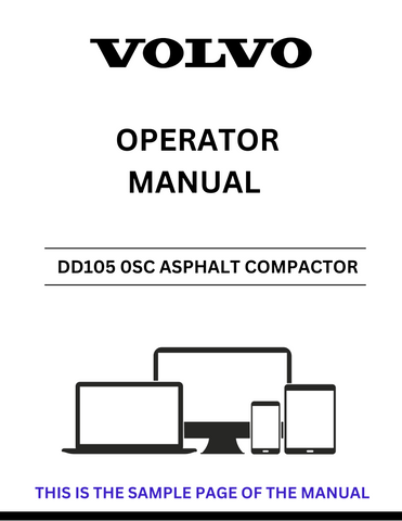Enhance your operational efficiency with the VOLVO DD105 0SC Asphalt Compactor Operator Manual, now available in a convenient PDF format. This comprehensive guide provides essential information for both new and experienced operators, ensuring you maximize the performance of your compactor.