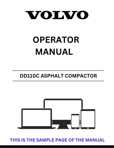 Enhance your operational efficiency with the VOLVO DD110C Asphalt Compactor Operator Manual, now available in a convenient PDF format. This comprehensive guide provides essential information on the features, functions, and maintenance of your as