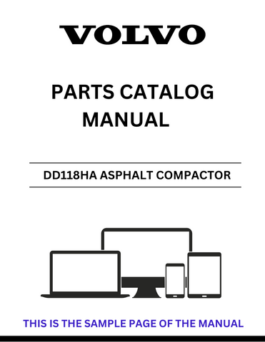 Discover the comprehensive VOLVO DD118HA Asphalt Compactor Parts Catalog Manual, designed specifically for serial numbers 197518-276348. This PDF file serves as an essential resource for maintenance and repair, ensuring you have access to detailed diagrams and part specifications.