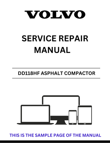 Unlock the full potential of your Volvo DD118HF Asphalt Compactor with our comprehensive Service Repair Manual. This PDF file is designed to provide you with detailed insights and step-by-step instructions for maintenance and repairs, ensuring your equipment operates at peak performance.