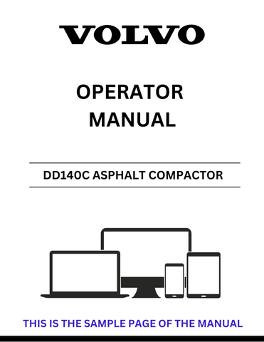  Enhance your operational efficiency with the VOLVO DD140C Asphalt Compactor Operator Manual, now available in a convenient PDF format. This comprehensive guide provides essential information for both novice and experienced operators, ensuring you maximize the performance of your compactor.