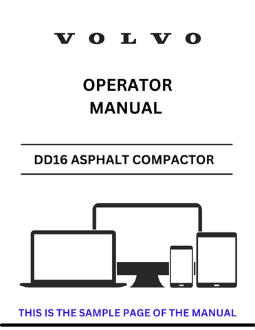 Enhance your operational efficiency with the VOLVO DD16 Asphalt Compactor Operator Manual, now available in a convenient PDF format. This comprehensive guide provides essential information for both new and experienced operators, ensuring you maximize the performance of your compactor.