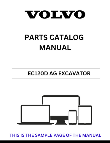 Discover the comprehensive VOLVO EC120D AG Parts Catalog Manual, now available in a convenient PDF format. This essential resource provides detailed information on all parts and components for the VOLVO EC120D AG, ensuring you have everything you need for maintenance and repairs at your fingertips.