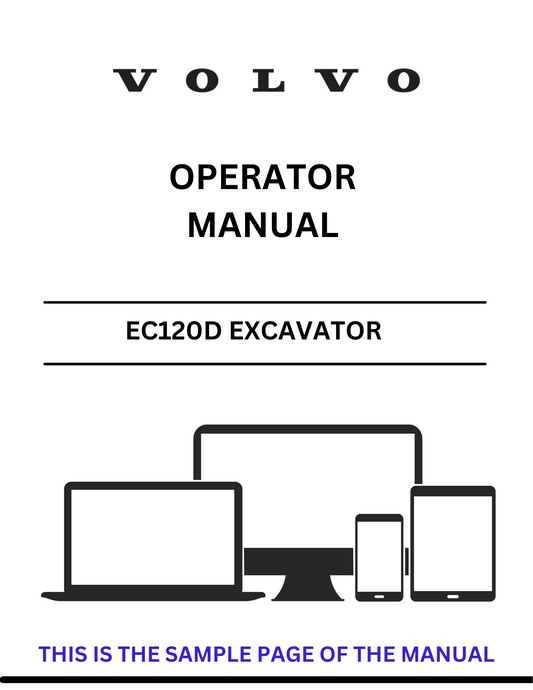 GET THE MOST OUT OF YOUR VOLVO EC120D EXCAVATOR WITH THIS COMPREHENSIVE OPERATOR MANUAL - PDF FILE. EASY TO ACCESS AND USE, THIS GUIDE PROVIDES DETAILED INSTRUCTIONS