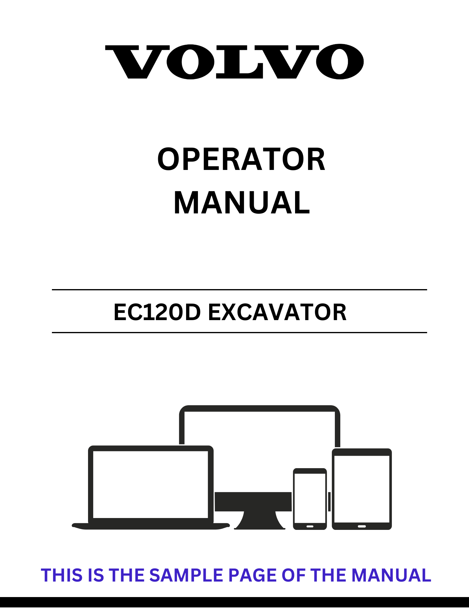 Unlock the full potential of your Volvo EC120D with our comprehensive Operator Manual in PDF format. This essential guide provides detailed instructions and insights to help you operate your excavator safely and efficiently, ensuring optimal performance on every job site.
