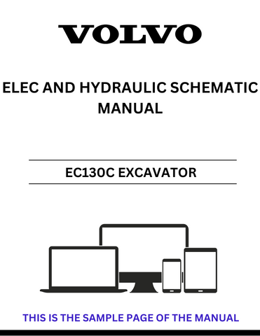 Discover the comprehensive VOLVO EC130C Excavator Electric and Hydraulic Schematic Manual, designed for professionals seeking in-depth technical knowledge. This PDF file provides detailed schematics that illustrate the electrical and hydraulic systems of the EC130C, ensuring you have the information needed for effective maintenance and troubleshooting.