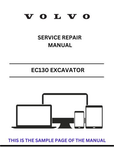 Discover the comprehensive service repair manual for the VOLVO EC130 AKERMAN EXC excavator. Download the PDF for expert guidance and maintenance tips.