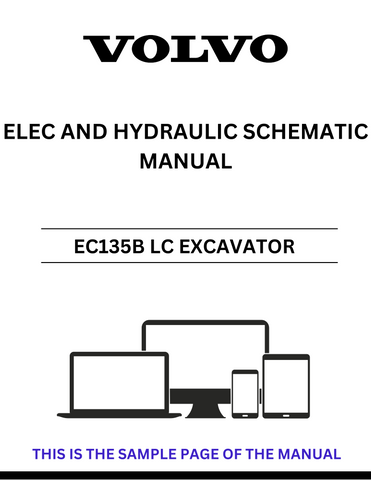 Discover the comprehensive VOLVO EC135B LC Excavator Electric and Hydraulic Schematic Manual, a must-have resource for professionals and enthusiasts alike. This PDF file provides detailed schematics that illustrate the intricate electrical and hydraulic systems of the EC135B LC, ensuring you have the information needed for effective maintenance and troubleshooting.