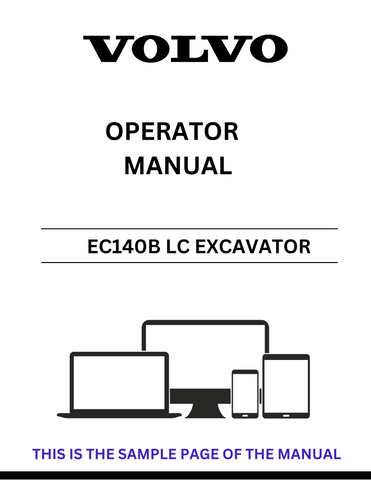  Enhance your operational efficiency with the VOLVO EC140B LC Excavator Operator Manual, now available in a convenient PDF format. This comprehensive guide is designed to provide you with all the essential information needed to operate and maintain your excavator effectively.