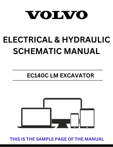 Discover the comprehensive VOLVO EC140C LM Excavator Electrical and Hydraulic Schematic Manual, designed for professionals seeking in-depth technical guidance. This PDF file provides detailed schematics that illustrate the electrical and hydraulic systems of the EC140C LM, ensuring you have the essential information at your fingertips for effective maintenance and troubleshooting.
