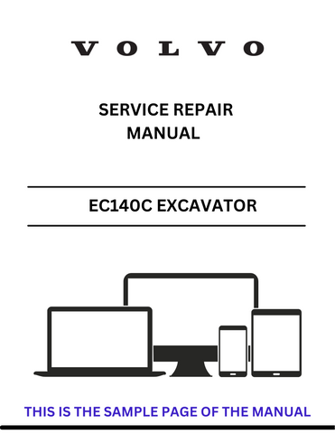 Discover the comprehensive service repair manual for the VOLVO EC140C LM Excavator. Download the PDF for expert guidance and maintenance tips.