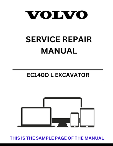 Unlock the full potential of your Volvo EC140D L Excavator with our comprehensive Service Repair Manual in PDF format. This essential guide provides detailed instructions, diagrams, and troubleshooting tips to ensure your machine operates at peak performance.