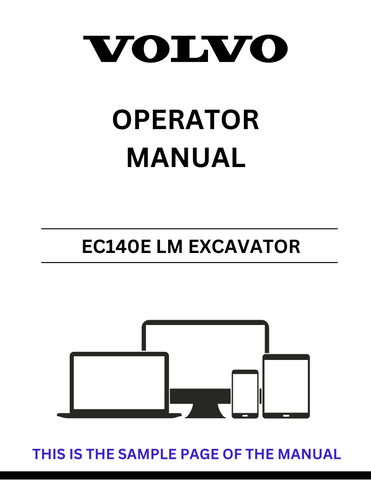 Discover the essential VOLVO EC140E LM Excavator Operator Manual, now available in a convenient PDF format. This comprehensive guide is designed to enhance your understanding of the excavator's features, ensuring you operate it safely and efficiently.