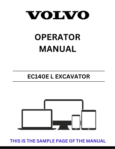Enhance your operational efficiency with the VOLVO EC140E L Excavator Operator Manual, now available in a convenient PDF format. This comprehensive guide is designed to provide you with all the essential information needed to operate your excavator safely and effectively.